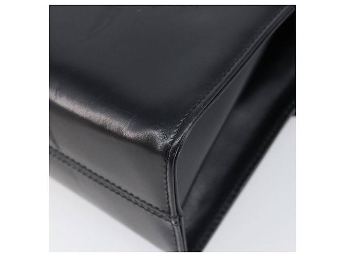 Borsa a tracolla Salvatore Ferragamo in pelle nera e oro Auth ka6004 Nero D'oro - vista 16