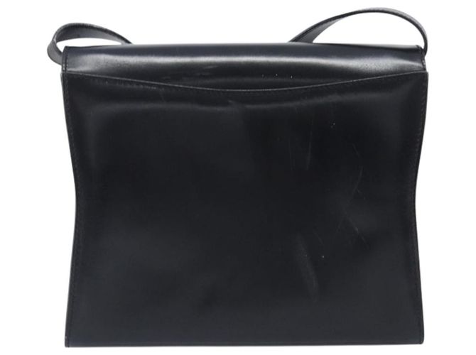 Borsa a tracolla Salvatore Ferragamo in pelle nera e oro Auth ka6004 Nero D'oro - vista 2