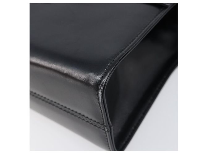 Borsa a tracolla Salvatore Ferragamo in pelle nera e oro Auth ka6004 Nero D'oro - vista 8