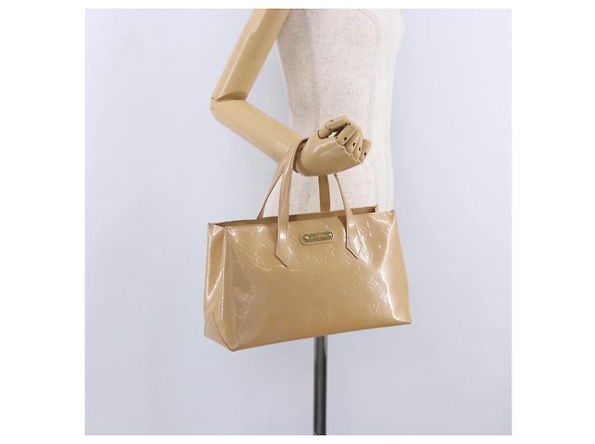LOUIS VUITTON Monogram Vernis Wilshire PM Rose Florentin M91642 Auth 199928 - vista 29