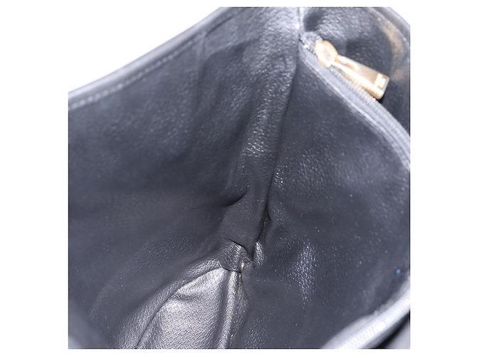 16 Céline Borsa Tote CELINE Macadam Canvas PVC Leather Black Gold Auth 201999A Nero D'oro - vista 19