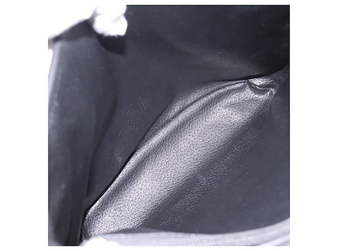 16 Céline Borsa Tote CELINE Macadam Canvas PVC Leather Black Gold Auth 201999A Nero D'oro - vista 21
