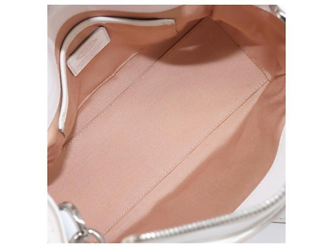 Autre Marque Borsa TODfS x Alber Elbaz in pelle bianca e argento autentica am12484V Bianco - vista 10