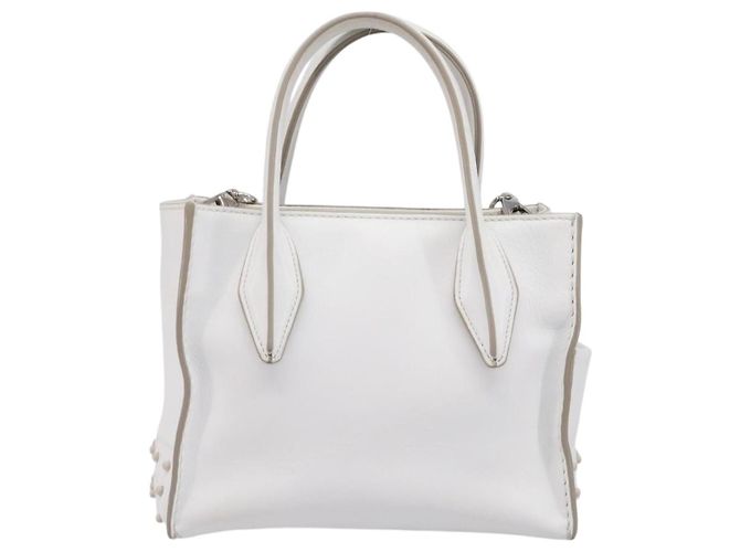 Autre Marque Borsa TODfS x Alber Elbaz in pelle bianca e argento autentica am12484V Bianco - vista 2