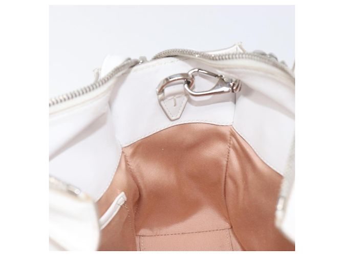 Autre Marque Borsa TODfS x Alber Elbaz in pelle bianca e argento autentica am12484V Bianco - vista 22
