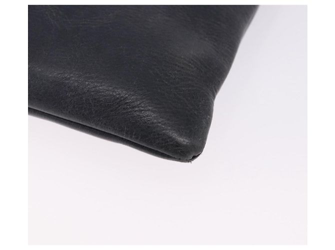 Borsa a tracolla LOEWE in pelle blu navy e oro Auth 197659 D'oro - vista 15