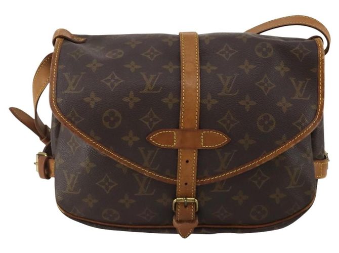 LOUIS VUITTON Monogram Saumur 30 Shoulder Bag M42256 LV Auth BA15083 Monogramma - vista 13