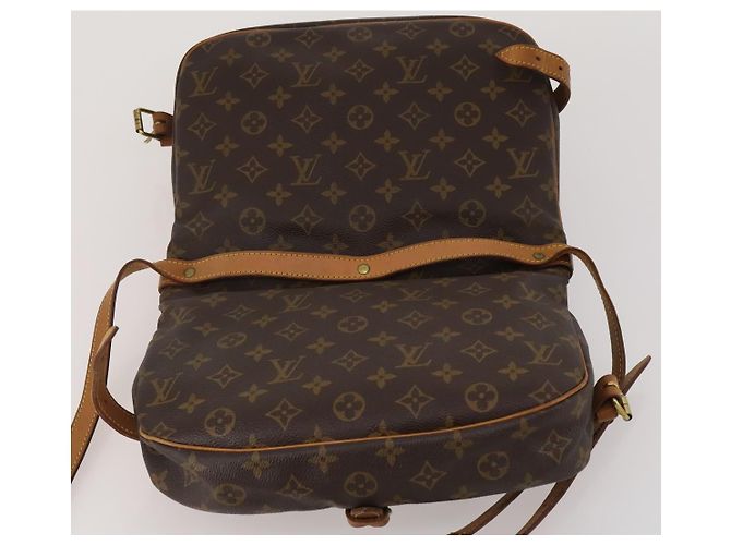 LOUIS VUITTON Monogram Saumur 30 Shoulder Bag M42256 LV Auth BA15083 Monogramma - vista 18