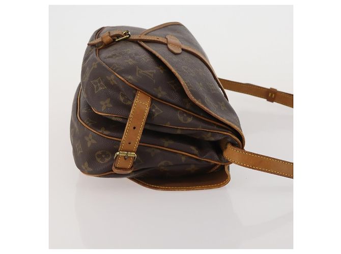 LOUIS VUITTON Monogram Saumur 30 Shoulder Bag M42256 LV Auth BA15083 Monogramma - vista 3