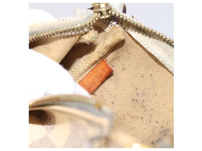 LOUIS VUITTON Damier Azur Mini Pochette Accessoires Pouch N63005 LV Auth bs37005 - vista 12
