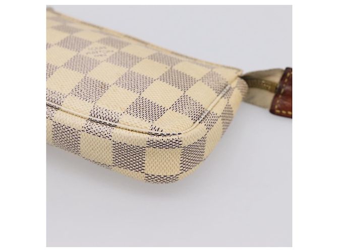 LOUIS VUITTON Damier Azur Mini Pochette Accessoires Pouch N63005 LV Auth bs37005 - vista 14