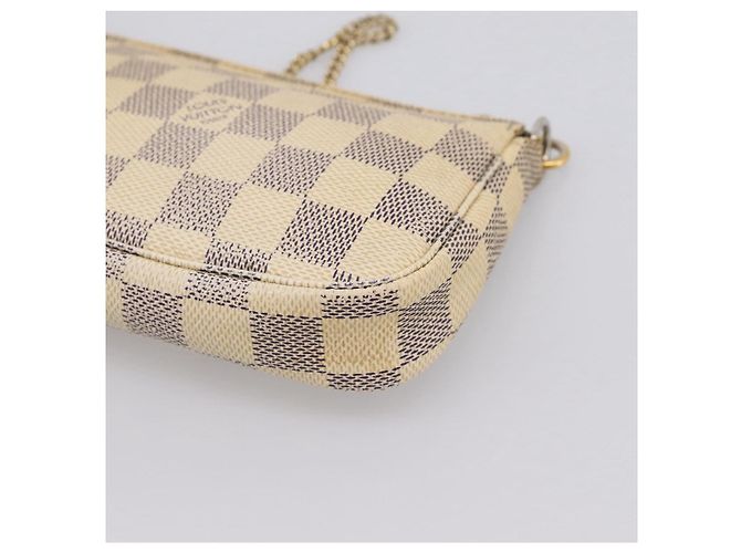 LOUIS VUITTON Damier Azur Mini Pochette Accessoires Pouch N63005 LV Auth bs37005 - vista 16