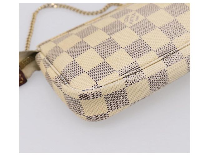 LOUIS VUITTON Damier Azur Mini Pochette Accessoires Pouch N63005 LV Auth bs37005 - vista 17