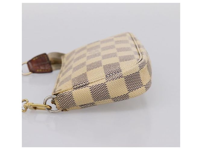 LOUIS VUITTON Damier Azur Mini Pochette Accessoires Pouch N63005 LV Auth bs37005 - vista 3