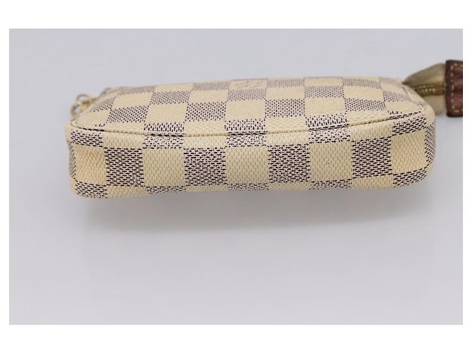LOUIS VUITTON Damier Azur Mini Pochette Accessoires Pouch N63005 LV Auth bs37005 - vista 5
