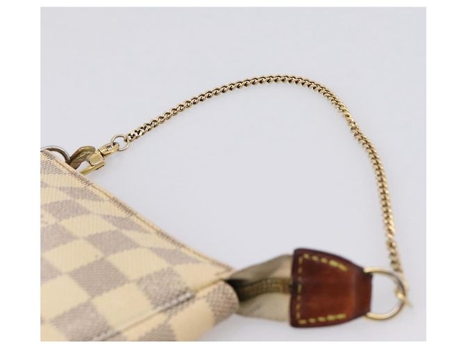 LOUIS VUITTON Damier Azur Mini Pochette Accessoires Pouch N63005 LV Auth bs37005 - vista 8