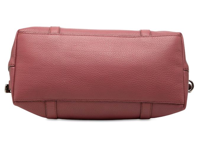 Borsa Dome Gucci Medium in vitello rosa con ciondolo GG - vista 3