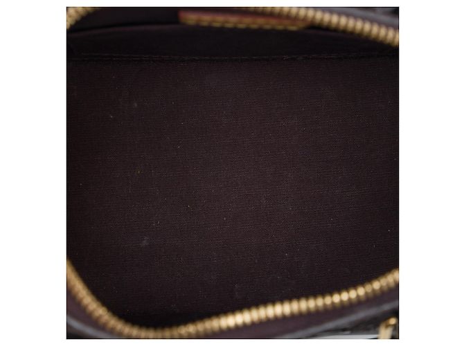 Borsa Satchel Louis Vuitton Monogram Vernis Alma BB Purple Porpora - vista 4