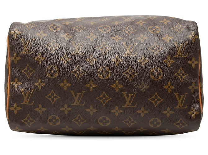 Borsa Boston Louis Vuitton Monogram Speedy 30 Marrone - vista 3