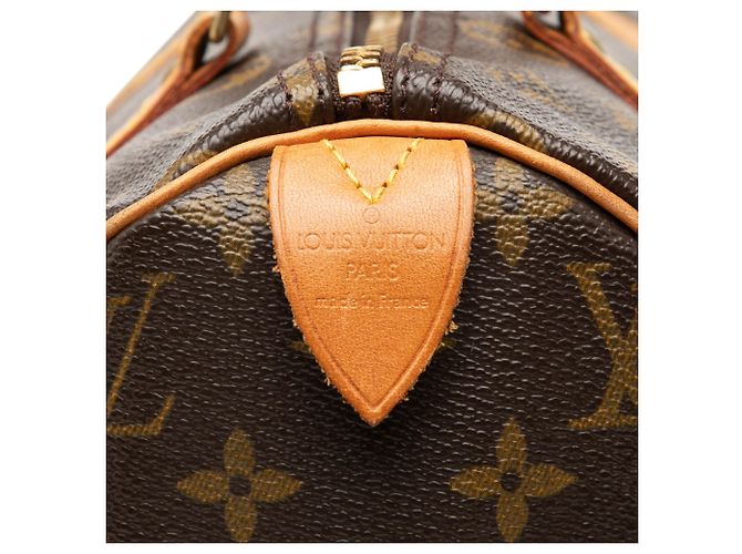 Borsa Boston Louis Vuitton Monogram Speedy 30 Marrone - vista 5