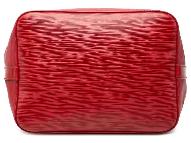 Borsa secchiello Louis Vuitton Epi Petit Noe rossa Rosso - vista 3