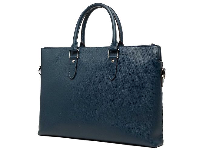 Borsa da Lavoro Louis Vuitton Taiga Anton Soft Briefcase Blu - vista 2