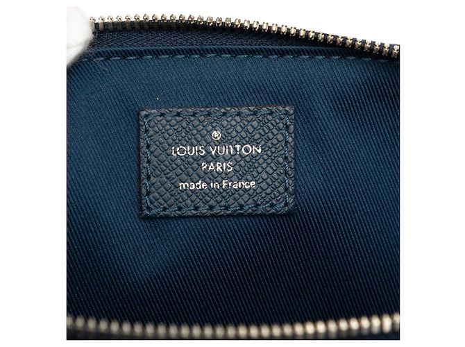 Borsa da Lavoro Louis Vuitton Taiga Anton Soft Briefcase Blu - vista 5