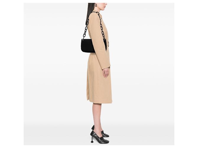 Borsa a tracolla Prada Tessuto Swing Chain nera Nero - vista 6