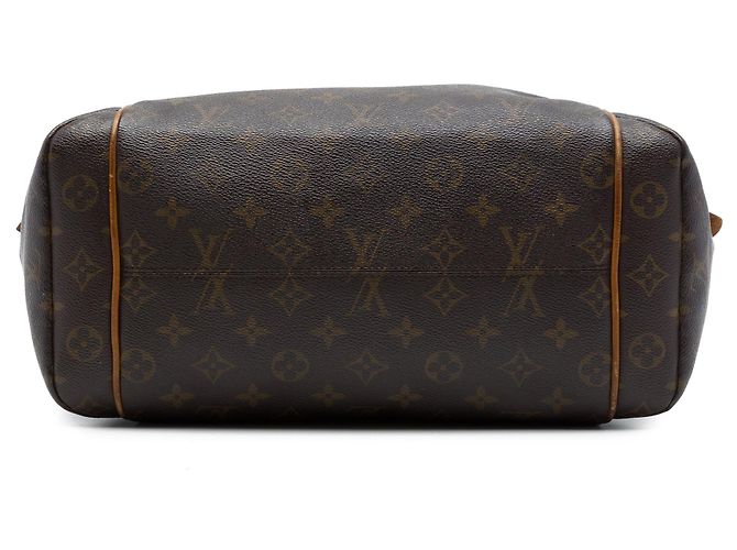 Borsa Tote Louis Vuitton Monogram Totally MM Marrone - vista 3