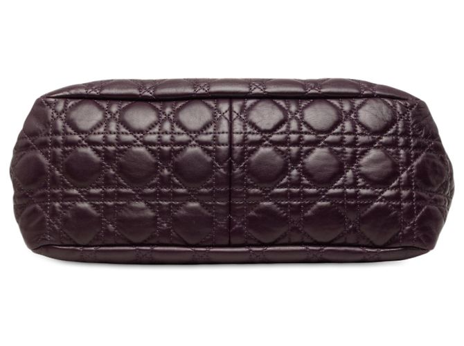Autre Marque Borsa a tracolla Dior New Lock in pelle d'agnello Cannage viola Porpora - vista 3