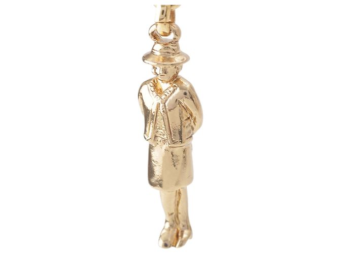 Orecchini a clip Mademoiselle Chanel CC placcati in oro D'oro - vista 12
