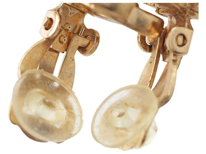 Orecchini a clip Mademoiselle Chanel CC placcati in oro D'oro - vista 13