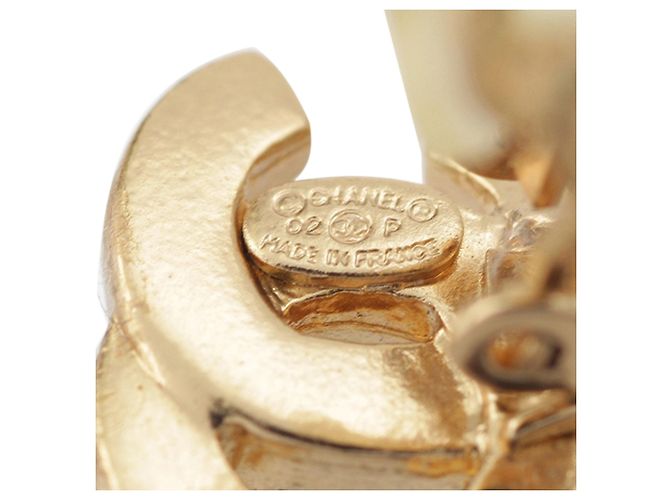 Orecchini a clip Mademoiselle Chanel CC placcati in oro D'oro - vista 6