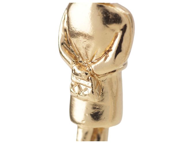 Orecchini a clip Mademoiselle Chanel CC placcati in oro D'oro - vista 8