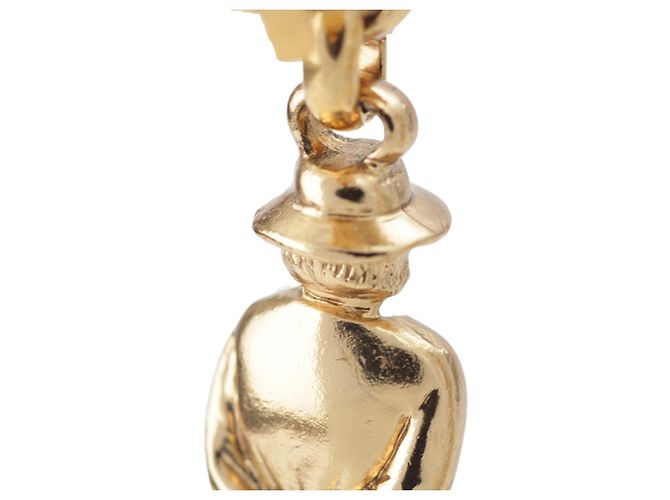 Orecchini a clip Mademoiselle Chanel CC placcati in oro D'oro - vista 9