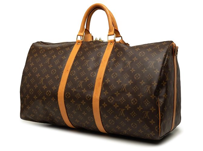 Borsa da viaggio Louis Vuitton Monogram Keepall Bandouliere 55 Marrone - vista 2