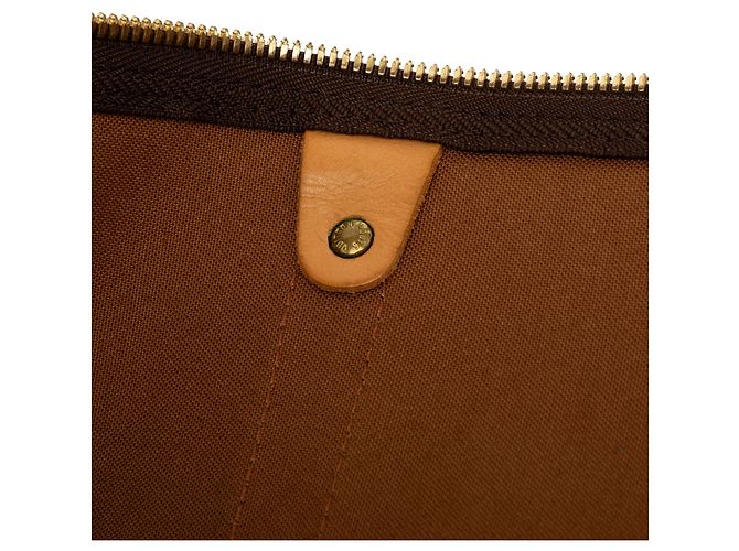 Borsa da viaggio Louis Vuitton Monogram Keepall Bandouliere 55 Marrone - vista 6
