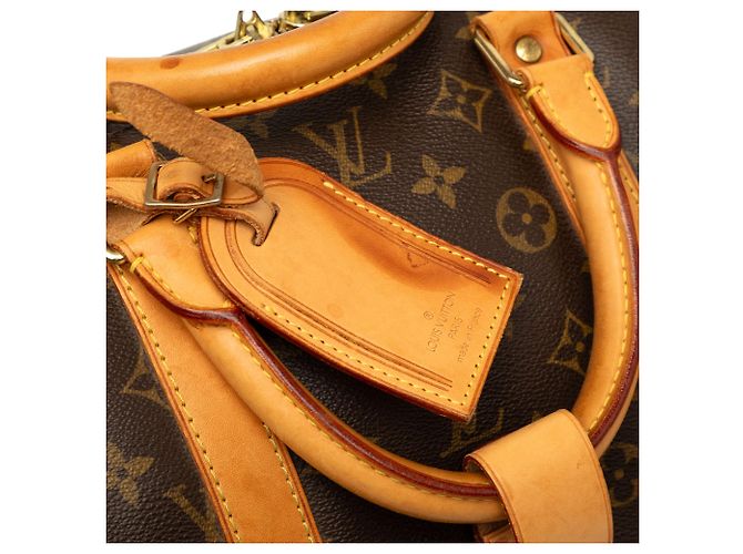 Borsa da viaggio Louis Vuitton Monogram Keepall Bandouliere 55 Marrone - vista 7