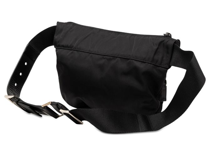 Borsello da cintura Prada Tessuto multi tasche nero - vista 2