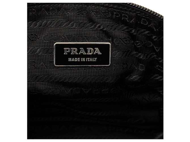 Borsello da cintura Prada Tessuto multi tasche nero - vista 5