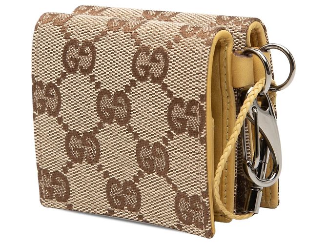 Set porta monete Gucci GG Canvas Beige - vista 2