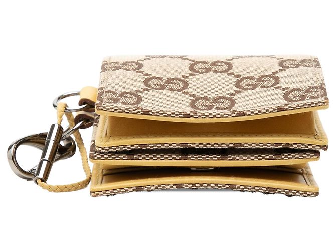 Set porta monete Gucci GG Canvas Beige - vista 3