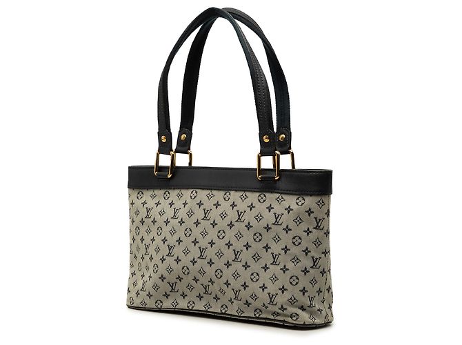 Borsa a tracolla Louis Vuitton Monogram Mini Lin Lucille PM Grigia Grigio - vista 2