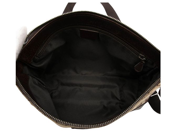 Borsa a tracolla Gucci GG Canvas beige - vista 4