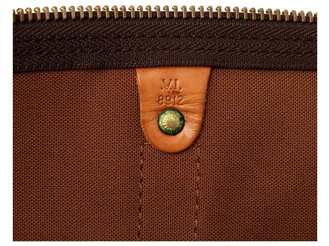 Borsa da viaggio Louis Vuitton Monogram Keepall Bandouliere 60 Marrone - vista 5