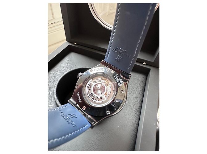 Hublot Classic Fusion Automatico 45mm Nero Blu - vista 3