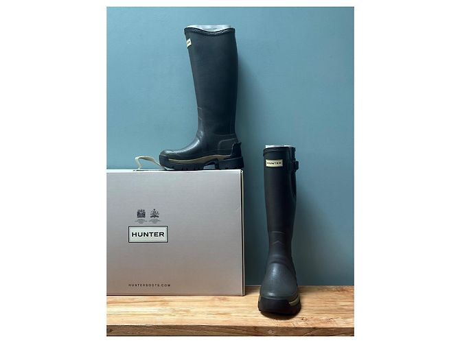 Botas de lluvia Hunter Original Tall para mujer Verde oscuro - vista 2
