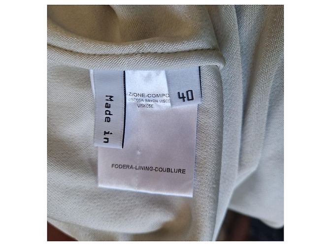 Vestido sin mangas Balenciaga con cuello drapeado Blanco Gris - vista 3