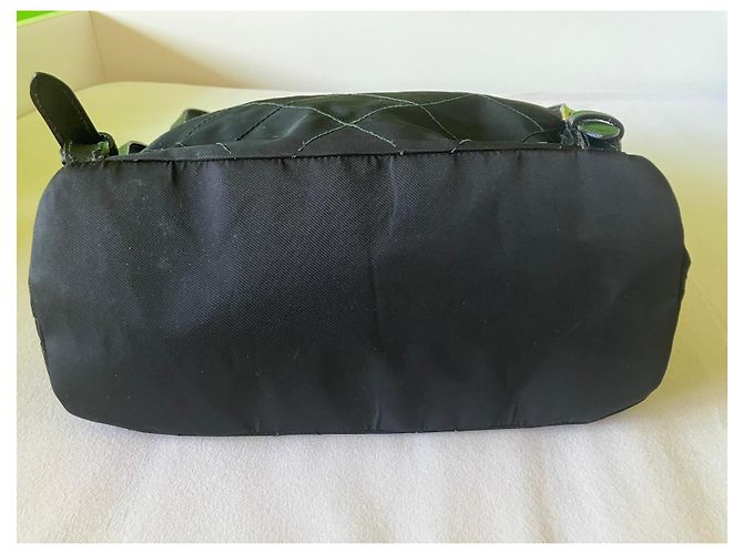 Prada Zaino in Nylon Trapuntato Nero - vista 5