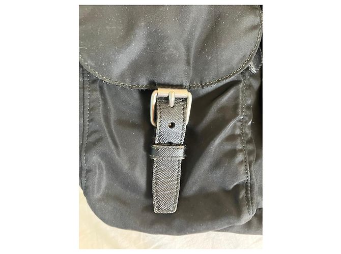 Prada Mochila de Nylon Negro - vista 5